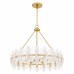 Abigail 6-Light Brushed Gold Pendant Light
