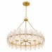 Abigail 6-Light Brushed Gold Pendant Light