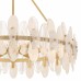 Abigail 6-Light Brushed Gold Pendant Light