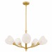 Adelyn 5-Light Gold Leaf Chandelier