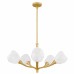 Adelyn 5-Light Gold Leaf Chandelier