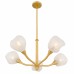 Adelyn 5-Light Gold Leaf Chandelier
