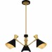Arden 3-Light Matte Black Chandelier