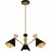Arden 3-Light Matte Black Chandelier