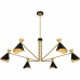Arden 6-Light Matte Black Chandelier