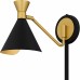 Arden 1-Light Matte Black Wall Sconce