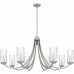 Allard 8-Light Brushed Nickel Chandelier