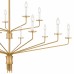 Alexander 15-Light Brushed Gold Chandelier