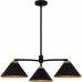 Alscott 3-Light Matte Black Chandelier