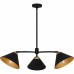 Alscott 3-Light Matte Black Chandelier