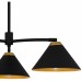 Alscott 3-Light Matte Black Chandelier