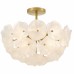 Audrey 4-Light Brushed Gold Semi-Flush Mount