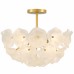 Audrey 4-Light Brushed Gold Semi-Flush Mount