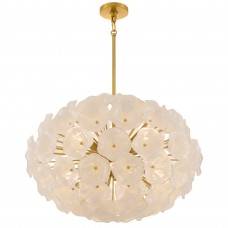 Audrey 8-Light Brushed Gold Pendant Light Audrey 8-Light Brushed Gold Pendant Light