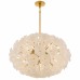 Audrey 8-Light Brushed Gold Pendant Light