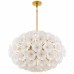 Audrey 8-Light Brushed Gold Pendant Light