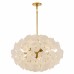 Audrey 8-Light Brushed Gold Pendant Light