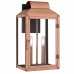 Beryn 2-Light Aged Copper Outdoor Wall Lantern