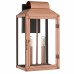 Beryn 2-Light Aged Copper Outdoor Wall Lantern