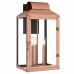 Beryn 3-Light Aged Copper Outdoor Wall Lantern