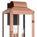 Beryn 3-Light Aged Copper Outdoor Wall Lantern