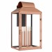 Beryn 4-Light Aged Copper Outdoor Wall Lantern