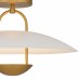 Bingham Brushed Gold Semi-Flush Mount