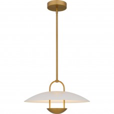 Bingham Brushed Gold Pendant