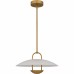 Bingham Brushed Gold Pendant