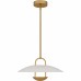Bingham Brushed Gold Pendant
