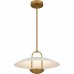 Bingham Brushed Gold Pendant