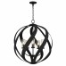 Blacksmith 5-Light Earth Black Pendant Light