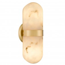 Bree 2-Light Brushed Gold Wall Sconce Bree 2-Light Brushed Gold Wall Sconce