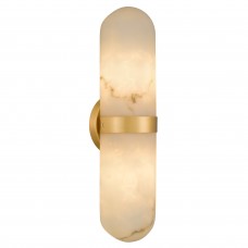 Bree 2-Light Brushed Gold Wall Sconce Bree 2-Light Brushed Gold Wall Sconce
