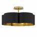Balsam 5-Light Matte Black Semi-Flush Mount