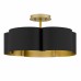 Balsam 5-Light Matte Black Semi-Flush Mount