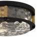 Baltic 3-Light Matte Black Flush Mount
