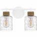 Baltic 2-Light Matte White Bath Light