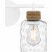 Baltic 2-Light Matte White Bath Light
