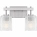 Brenthouse 2-Light Brushed Nickel Bath Light