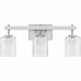Brenthouse 3-Light Brushed Nickel Bath Light