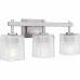 Brenthouse 3-Light Brushed Nickel Bath Light