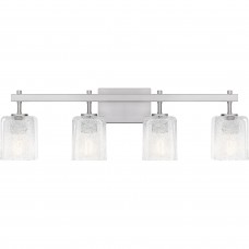 Brenthouse 4-Light Brushed Nickel Bath Light
