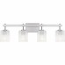 Brenthouse 4-Light Brushed Nickel Bath Light