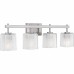 Brenthouse 4-Light Brushed Nickel Bath Light