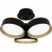 Byrnes Matte Black Semi-Flush Mount