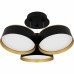 Byrnes Matte Black Semi-Flush Mount