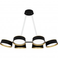Byrnes Matte Black Linear Chandelier