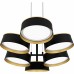 Byrnes Matte Black Linear Chandelier