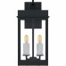 Carmen 2-Light Matte Black Outdoor Wall Lantern